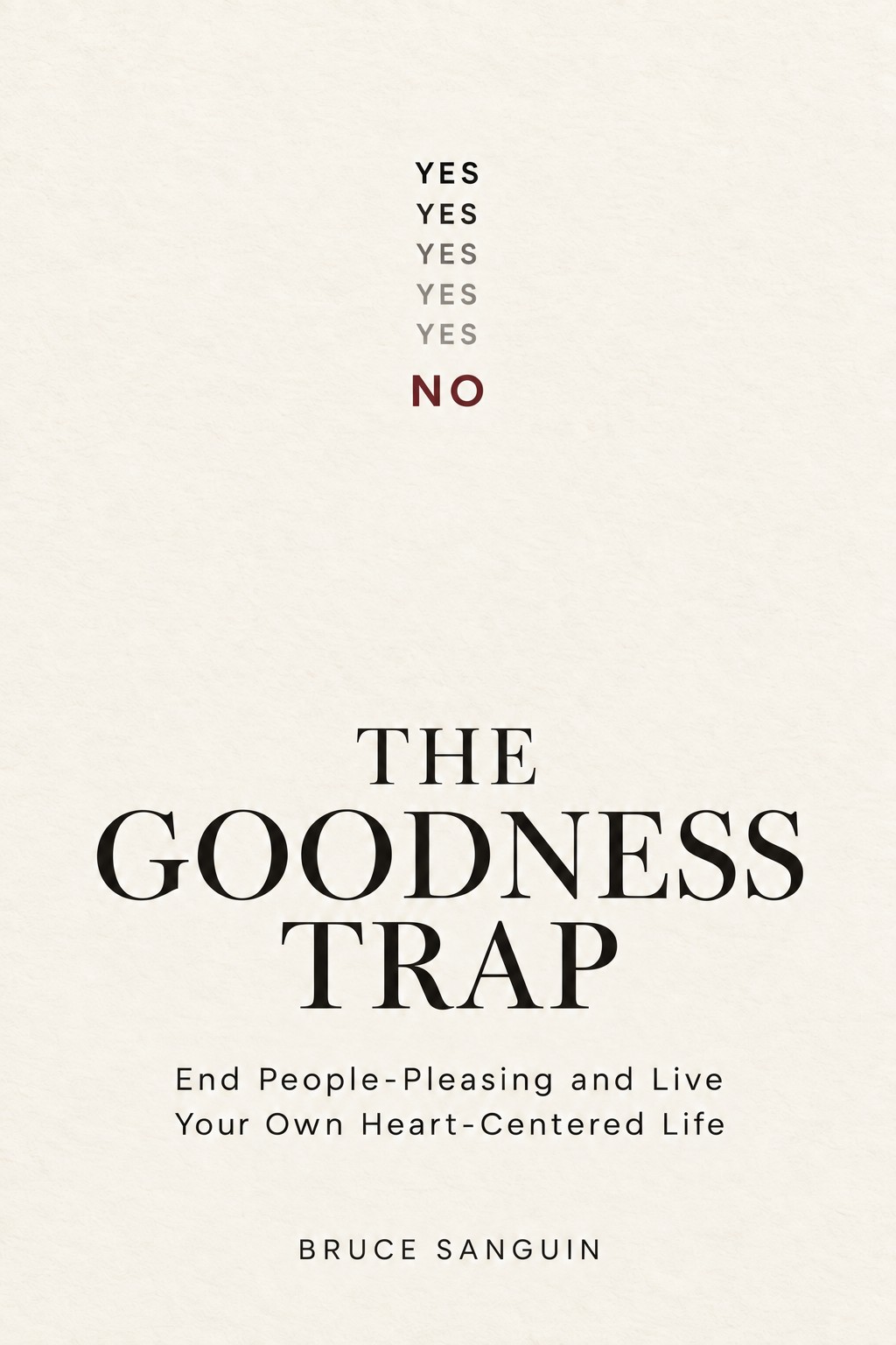 The Goodness Trap by Bruce Sanguin Book Cover
